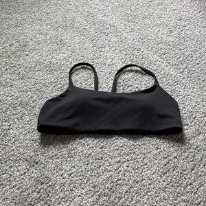 Lulu lemon black size 12 sports bra. Good as new. Has a place for removable pads